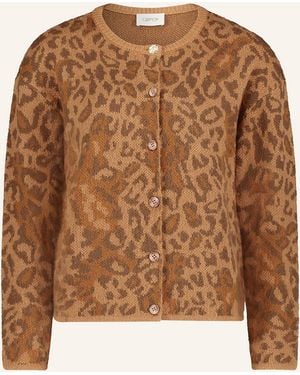 Cartoon Strickjacke - Braun