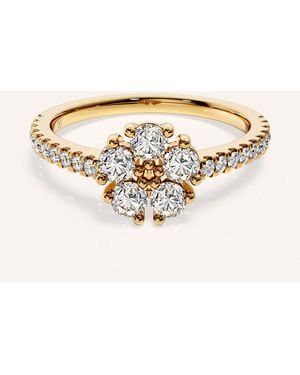 VEYNOU Ring PAVÉ aus 14 Karat Gelbgold und 0,74ct. Lab-Grown Diamanten - Natur