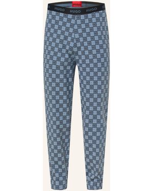 HUGO Schlafhose AAROON - Blau