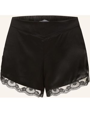 Simone Perele Schlafshorts LOVE ME aus Seide - Schwarz