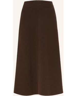 Allude Strickrock mit Cashmere - Braun