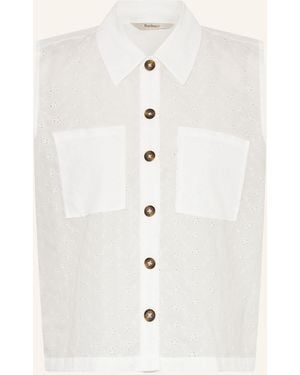Barbour Blusentop MELODY aus Lochspitze - Natur