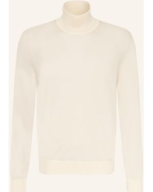 BOSS Rollkragenpullover HERNANDO aus Cashmere - Natur
