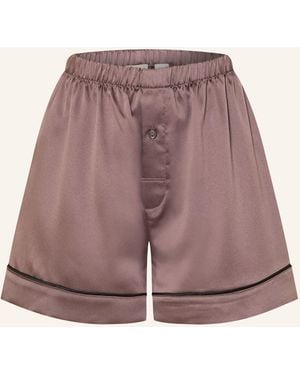 Calvin Klein Schlafshorts SATIN SHEEN aus Satin - Lila