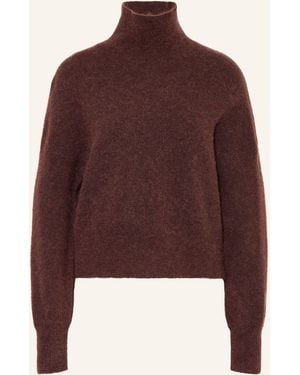 Samsøe & Samsøe Rollkragenpullover NOLA mit Alpaka - Braun