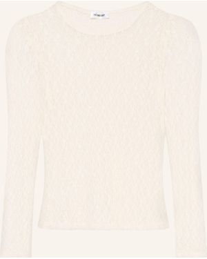 co'couture Longsleeve BARNACC aus Spitze - Natur