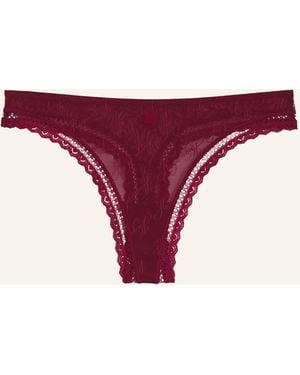 HUGO Slip LACY THONG - Rot