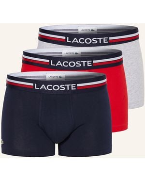 Lacoste 3er-Pack Boxershorts - Blau
