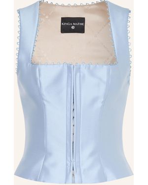 KINGA MATHE Trachtenmieder ALVA - Blau