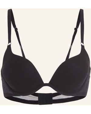 Wolford Körbchen BH BONDED TO LEAVERS PUSH-UP BRA - Schwarz
