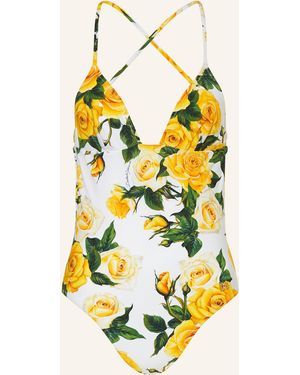 Dolce & Gabbana Badeanzug ROSE - Gelb