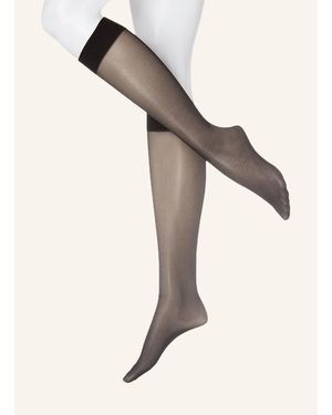 Wolford 3er-Pack Fein-Kniestrümpfe SATIN TOUCH - Mehrfarbig