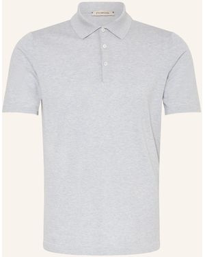 FIORONI CASHMERE Strick-Poloshirt - Weiß