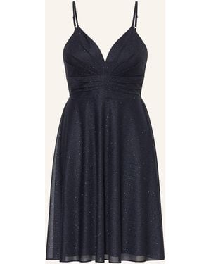 VM VERA MONT Cocktailkleid mit Glitzergarn - Blau