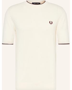 Fred Perry Strickshirt - Natur