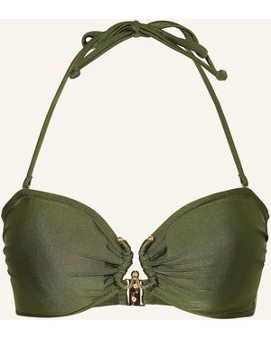 Mrs & HUGS Bandeau-Bikini-Top - Grün