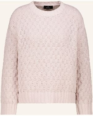 Monari Pullover mit Glitzergarn - Pink