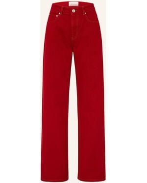 Ami Paris Wide Leg Jeans - Rot