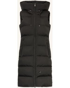 Wellensteyn Steppweste GOLDMINE LONG VEST mit DUPONTTM SORONA®-Isolierung - Schwarz