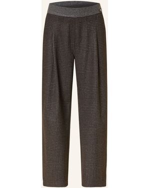 Cambio 7/8-Hose OLIVE aus Flanell - Mehrfarbig