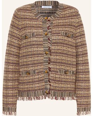 Veronica Beard Strick-Overjacket SARIYAH mit Pailletten - Braun