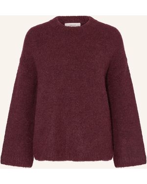 SELECTED Pullover mit Alpaka - Rot