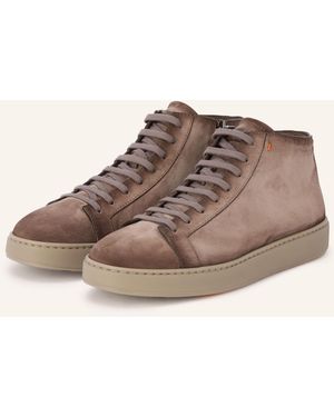 Santoni High-Top-Sneaker DUMP - Braun