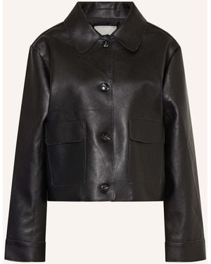 Neo Noir Jacke ROMANA in Lederoptik - Schwarz