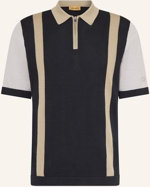 MOS MOSH Gallery Strick-Poloshirt MMGJUSTIN - Schwarz