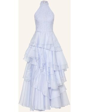Aje. Abendkleid FAYETTE mit Volants - Weiß
