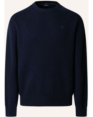Hackett Pullover LAMBSWOOL CREW - Blau
