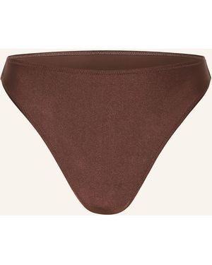Mrs & HUGS High-Waist-Bikini-Hose - Braun