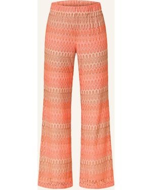 Cartoon Marlenehose aus Lochspitze - Orange