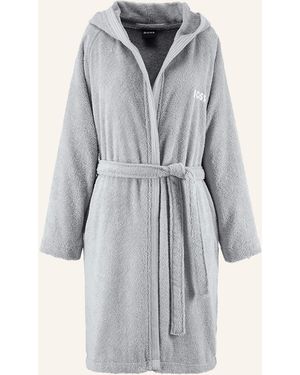 BOSS Bademantel EDGE - Grau