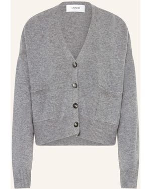 LADNERI Strickjacke RAMATUELLE aus Cashmere - Grau
