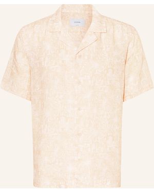Eton Resorthemd Medium Fit aus Leinen - Natur