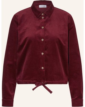 Grasegger Hemdbluse EVELIN aus Cord - Rot