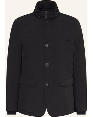 Herno Lightweight-Daunenjacke mit herausnehmbarer Blende - Schwarz