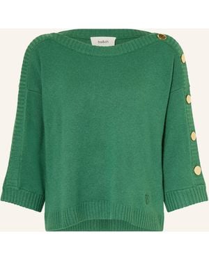 Ba&sh Cashmere-Pullover mit 3/4-Arm - Grün