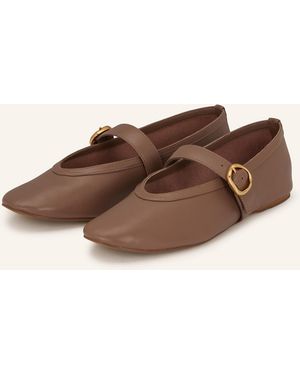 Carrano Mary-Jane-Ballerinas - Braun