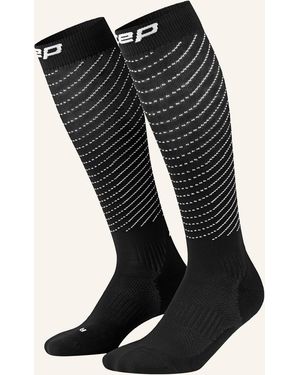 Cep Pro run reflective socks, tall, 3.0, women - Schwarz