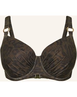 Primadonna Bügel-Bikini-Top RATJADA mit Glitzergarn - Schwarz