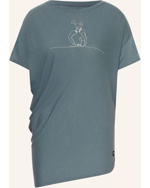 Super.natural Funktionsshirt CAT YOGA - Blau