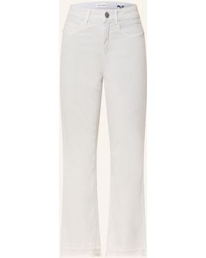 OPUS PANTS Flared Jeans MELLY BRIGHT - Weiß