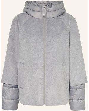comma casual identity Jacke im Materialmix - Grau