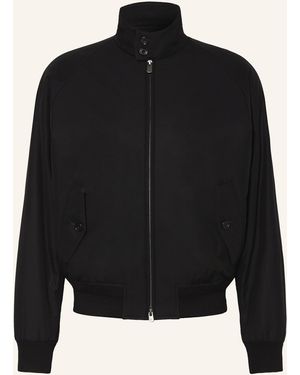 Ralph Lauren Seidenblouson - Schwarz