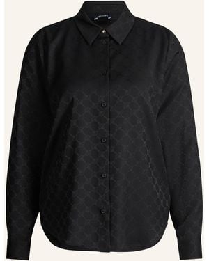 Joop! Hemdbluse BLISS aus Jacquard - Schwarz