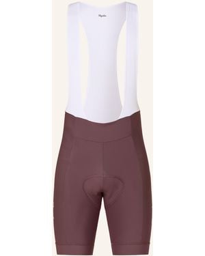Rapha Radhose CORE BIB mit Trägern und gepolstertem Einsatz - Lila