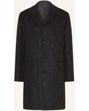 Etro Wollmantel - Schwarz
