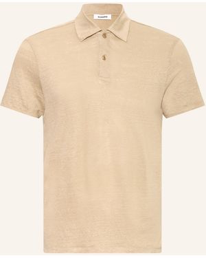 Sandro Leinen-Poloshirt - Natur